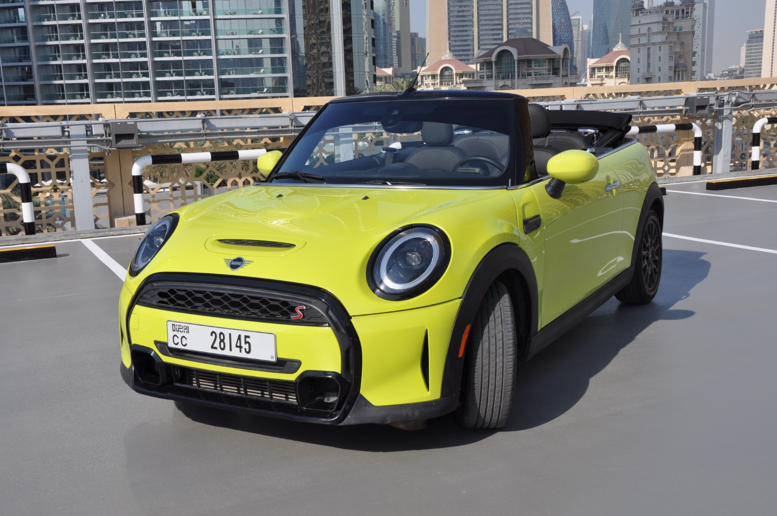 Rent a MINI Cooper 2023 yellow in Dubai from 266 AED/day | No Deposit ...