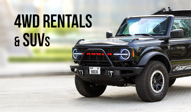 4WD rentals & SUVs